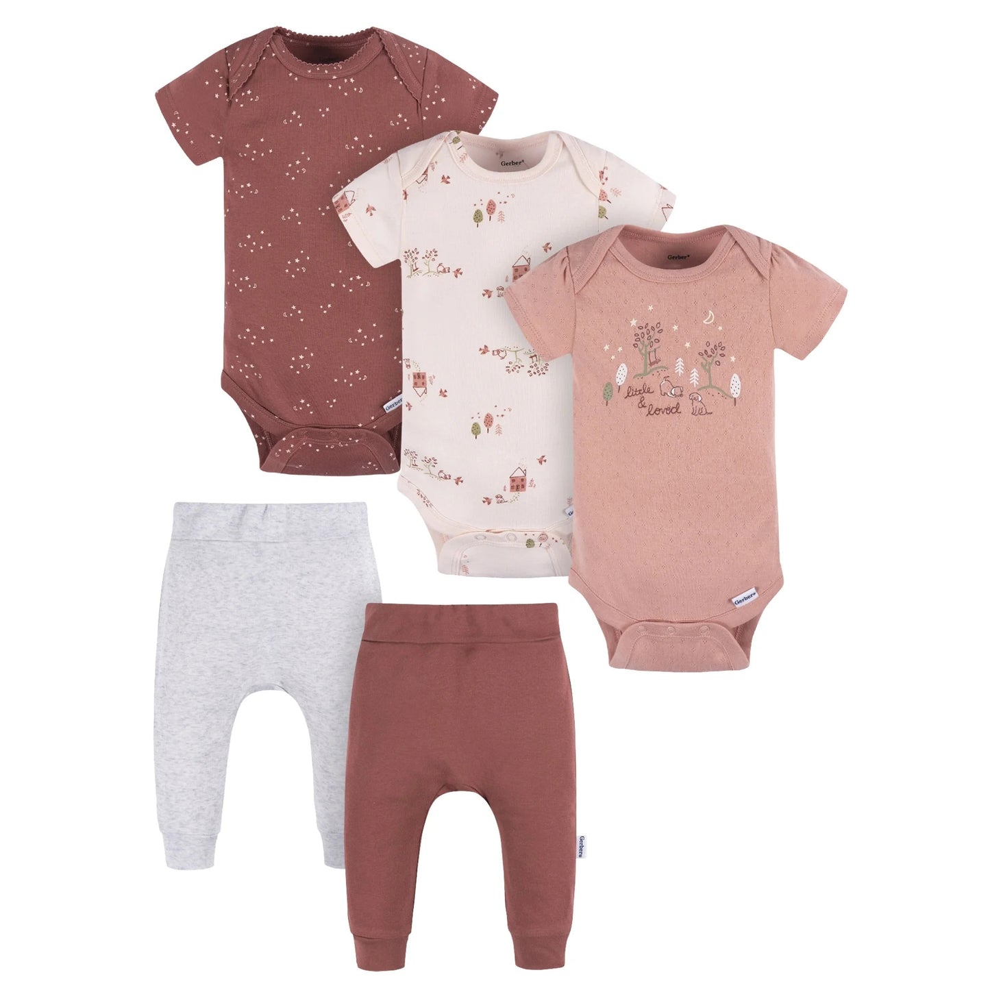CONJUNTO DE 5 PIEZAS PARA BEBÉ