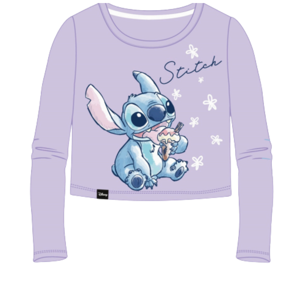 POLO MANGA LARGA - STITCH
