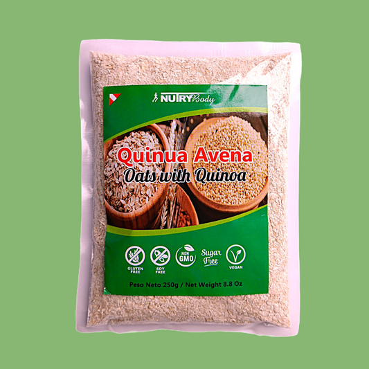 HOJUELAS DE AVENA CON QUINUA 250GR - NUTRYBODY