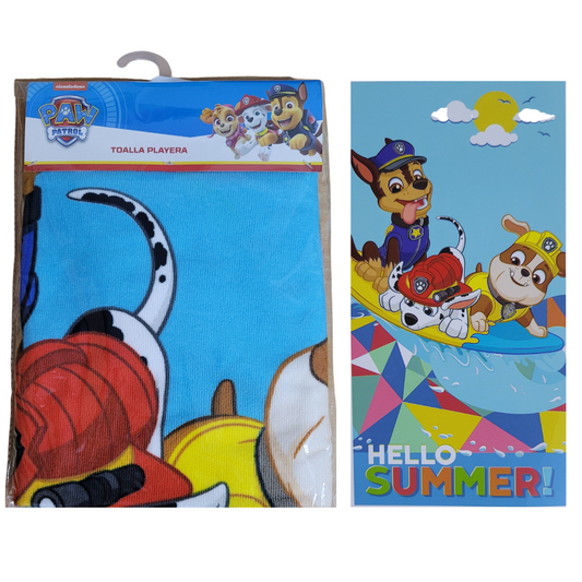 TOALLA PLAYERA - PAW PATROL