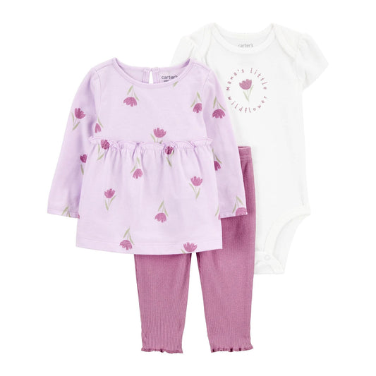 CONJUNTO DE 3 PIEZAS PARA NIÑA