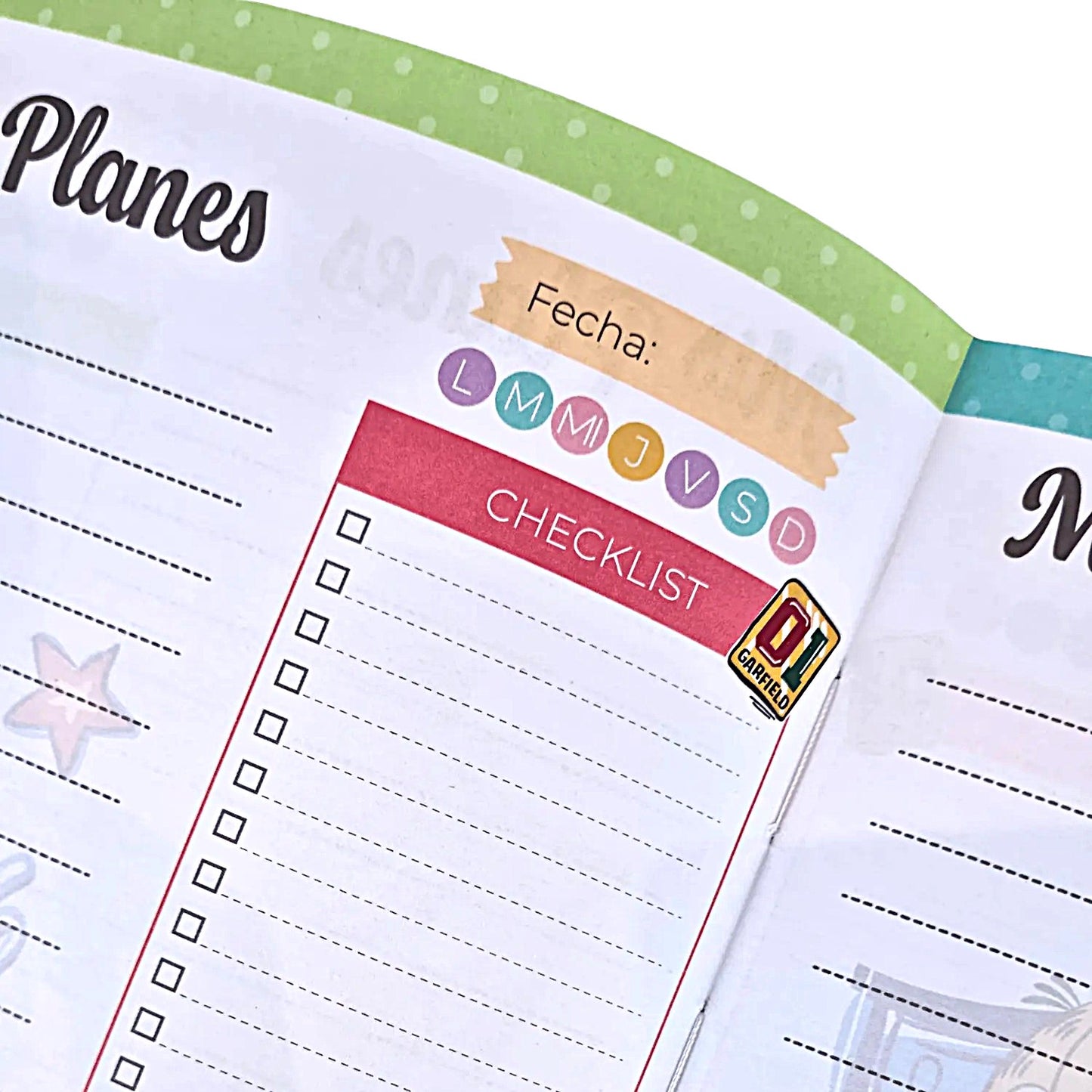 AGENDA IMANTADA GARFIELD