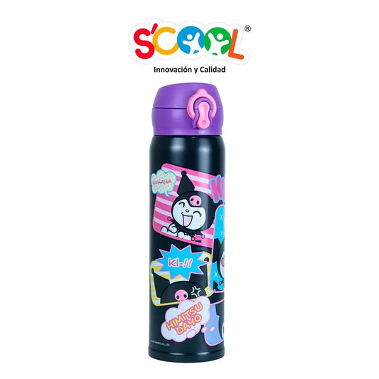 BOTELLA ACERO 420ML SCOOL - KUROMI