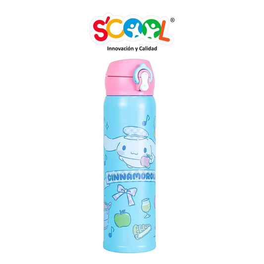 BOTELLA ACERO 420ML SCOOL - CINNAMOROLL