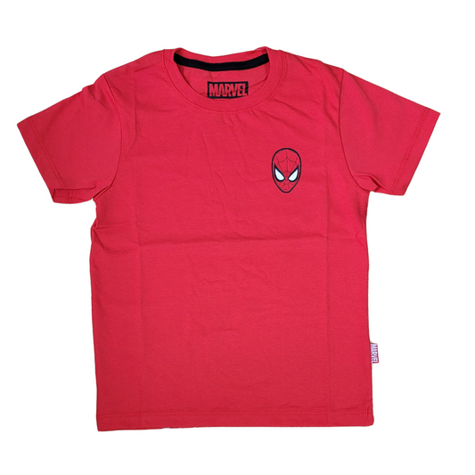 POLO SPIDER MAN MANGA CORTA ROJO