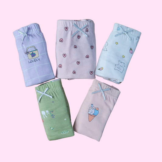 BOX DE ROPA INTERIOR PARA NIÑA