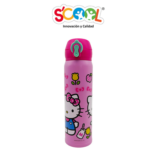 BOTELLA ACERO 420ML SCOOL - HELLO KITTY