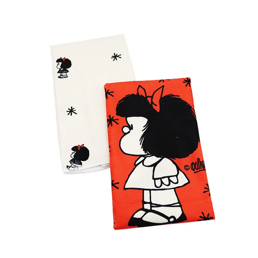 SET DE TOALLAS DE MANO MAFALDA 2 UNI