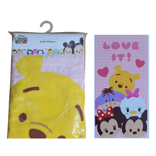 TOALLA PLAYERA - TSUM TSUM